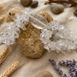 Pulsera de Cuarzo Blanco